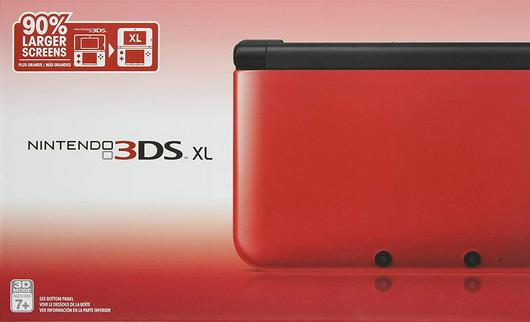 Nintendo 3DS XL Black & Red Cover Art