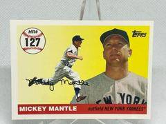 Mickey Mantle #127 Baseball Cards 2006 Topps Mantle Home Run History Prices