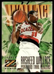 Rasheed Wallace #130 Basketball Cards 1996 Skybox Z Force Prices