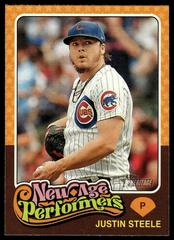 Justin Steele #NAP-25 Baseball Cards 2024 Topps Heritage New Age Performer Prices