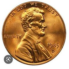 1985 D Coins Lincoln Memorial Penny Prices