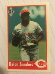 Deion Sanders Baseball Cards 1995 Fleer Panini Stickers Prices