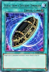 Burial from a Different Dimension YuGiOh Maze of Memories Prices