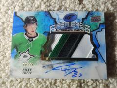 Riley Tufte [Autograph Patch] #IP-RT Hockey Cards 2021 Upper Deck Ice Premieres Prices