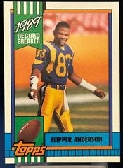 Flipper Anderson [Disclaimer Back] Football Cards 1990 Topps Prices
