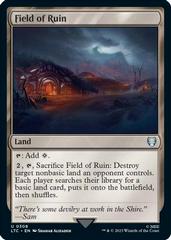 Field of Ruin #308 Magic Lord of the Rings Commander Prices