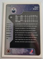 Backside | Tom Poti Hockey Cards 2001 Upper Deck Victory