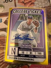 Shawn Goosenberg [Signature Gold] #4 Baseball Cards 2022 Panini Elite Extra Edition College Tickets Optic Prices