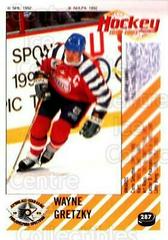 Wayne Gretzky #287 Hockey Cards 1992 Panini Stickers Prices