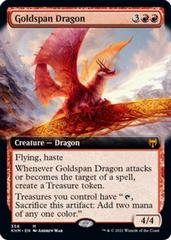 Goldspan Dragon [Extended Art Foil] Magic Kaldheim Prices