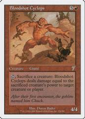 Bloodshot Cyclops [Foil] Magic 7th Edition Prices