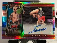 Charles Oliveira [Tie Dye] Ufc Cards 2022 Panini Select UFC Octagon Action Signatures Prices