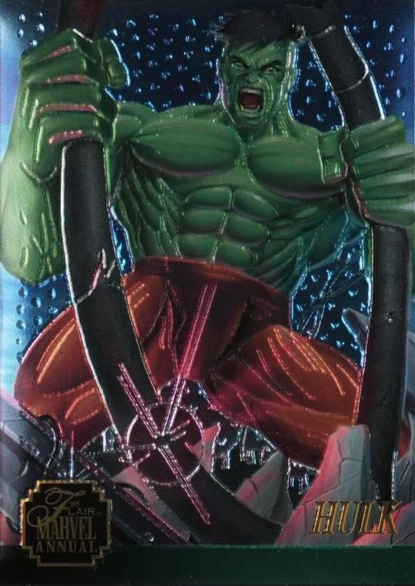 Hulk #5 Marvel 1995 Flair Chromium