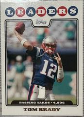Tom Brady #286 Football Cards 2008 Topps Prices
