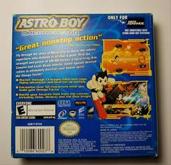 Back Of Box  | Astro Boy Omega Factor GameBoy Advance