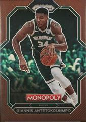 Giannis Antetokounmpo [Brown] #PS3 Basketball Cards 2022 Panini Prizm Monopoly All Stars Prices