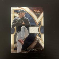 Gavin Williams #SS-GW Baseball Cards 2023 Panini Select Swatches Prices