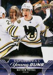 Matthew Poitras #C236 Hockey Cards 2023 Upper Deck UD Canvas Prices