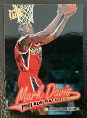 Mark Davis Basketball Cards 1996 Ultra Gold Medallion Prices