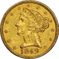 1849 C Coins Liberty Head Half Eagle Prices