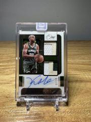 Khris Middleton [Gold] Basketball Cards 2021 Panini One and One Dual Jersey Autographs Prices