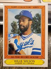 Willie Wilson Baseball Cards 1985 Topps Traded Tiffany Prices