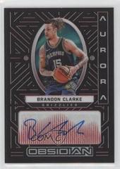 Brandon Clarke [Red] #AUR-BCL Basketball Cards 2021 Panini Obsidian Aurora Autographs Prices