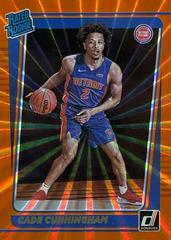 Cade Cunningham [Orange Laser] #211 Basketball Cards 2021 Panini Donruss Prices