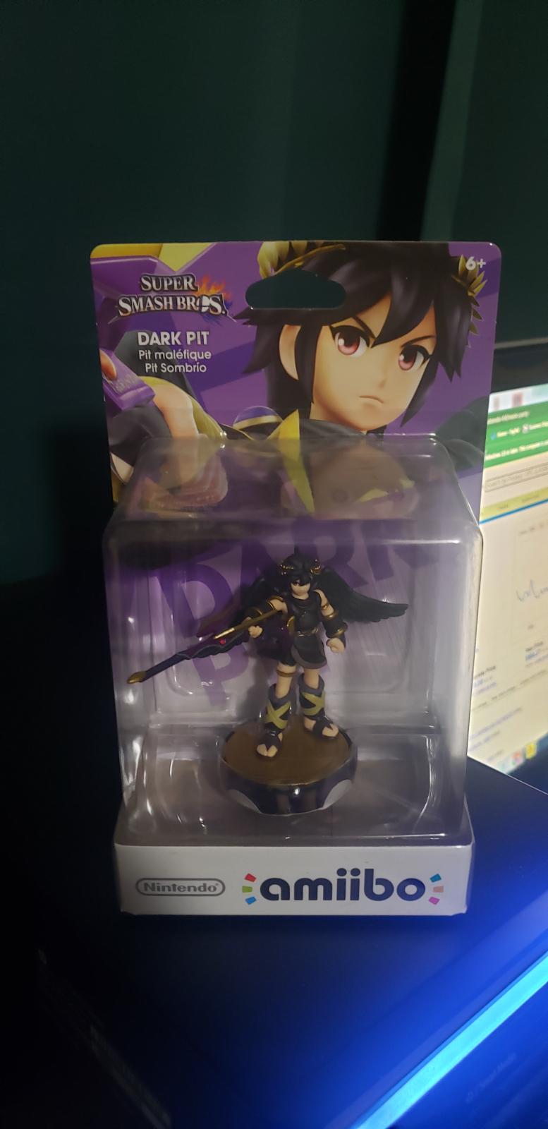 Dark Pit | New Item, Box, and Manual | Amiibo