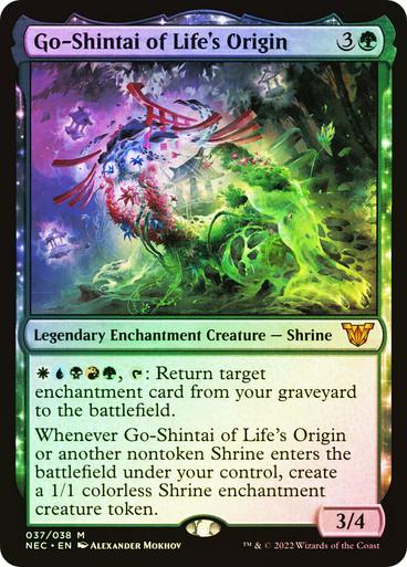 Go-Shintai Of Life's Origin [Foil] #37 Magic Kamigawa: Neon Dynasty Commander