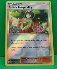 Hidden Fates Rare Reverse Holo Pokemon Card NM Erika's Hospitality 56/68 