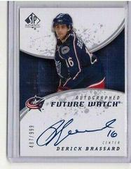 Derick Brassard [Autograph] Hockey Cards 2008 SP Authentic Prices