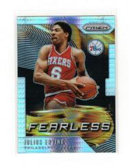 Julius Erving [Hyper Prizm] #17 Basketball Cards 2019 Panini Prizm Fearless Prices