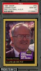 Lamar Hunt #70 Football Cards 1991 Enor Pro HOF Prices
