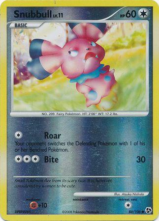 Snubbull [Reverse Holo] #84 Prices | Pokemon Great Encounters | Pokemon ...