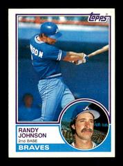 Randy Johnson Baseball Cards 1983 Topps Prices