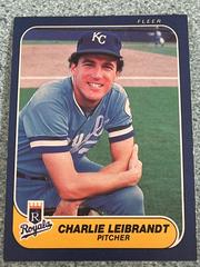 Charlie Leibrandt #13 Baseball Cards 1986 Fleer Prices