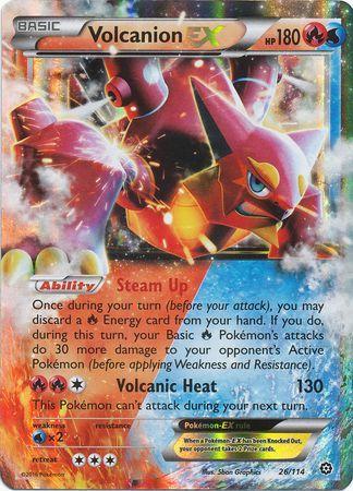 Volcanion EX #26 Prices | Pokemon Steam Siege | Pokemon Cards