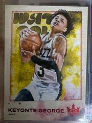Keyonte George [Ruby] #22 Basketball Cards 2023 Panini Court Kings Water Color Prices