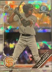 Marco Luciano [Atomic Refractor] #BCP-82 Baseball Cards 2019 Bowman Chrome Prospects Prices