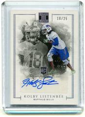 Kolby Listenbee [Autograph Silver] Football Cards 2016 Panini Impeccable Prices