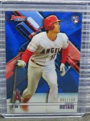 Shohei Ohtani [Blue Refractor] #1 Baseball Cards 2018 Bowman's Best Prices