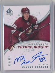 Mikkel Boedker [Autograph] Hockey Cards 2008 SP Authentic Prices