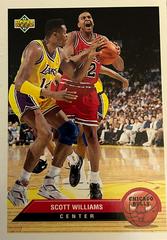 Scott Williams #CH12 Basketball Cards 1992 Upper Deck McDonald's Prices