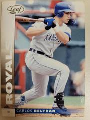 Carlos Beltran Baseball Cards 2002 Leaf Prices