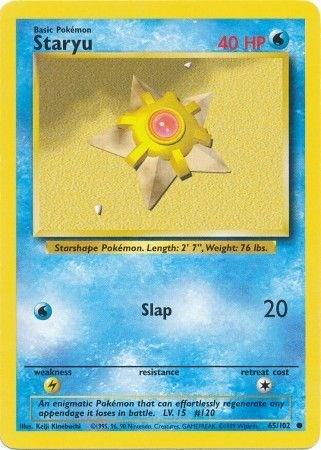 Staryu #65 Pokemon Base Set