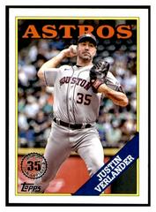 Justin Verlander #T88-13 Baseball Cards 2023 Topps Silver Pack 1988 35th Anniversary Prices