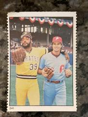 Steve Carlton [Dave Parker] #241 Baseball Cards 1982 Fleer Stamps Prices