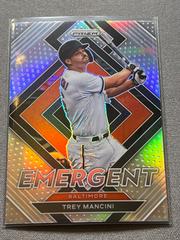 Trey Mancini [Silver Prizm] Baseball Cards 2022 Panini Prizm Emergent Prices