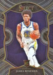 James Wiseman #62 Basketball Cards 2020 Panini Select Prices